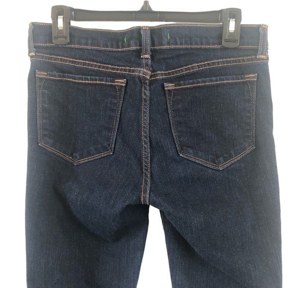 J Brand Dark Slim Jeans Cigarette Leg Size 28 Low Rise Y2K style - Picture 8 of 11